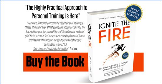 Ignite the Fire personal trainer jonathan goodman