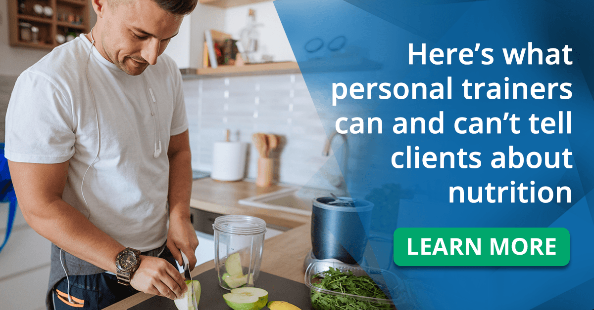 Can Personal Trainers Give Diet and Nutrition Advice to Clients