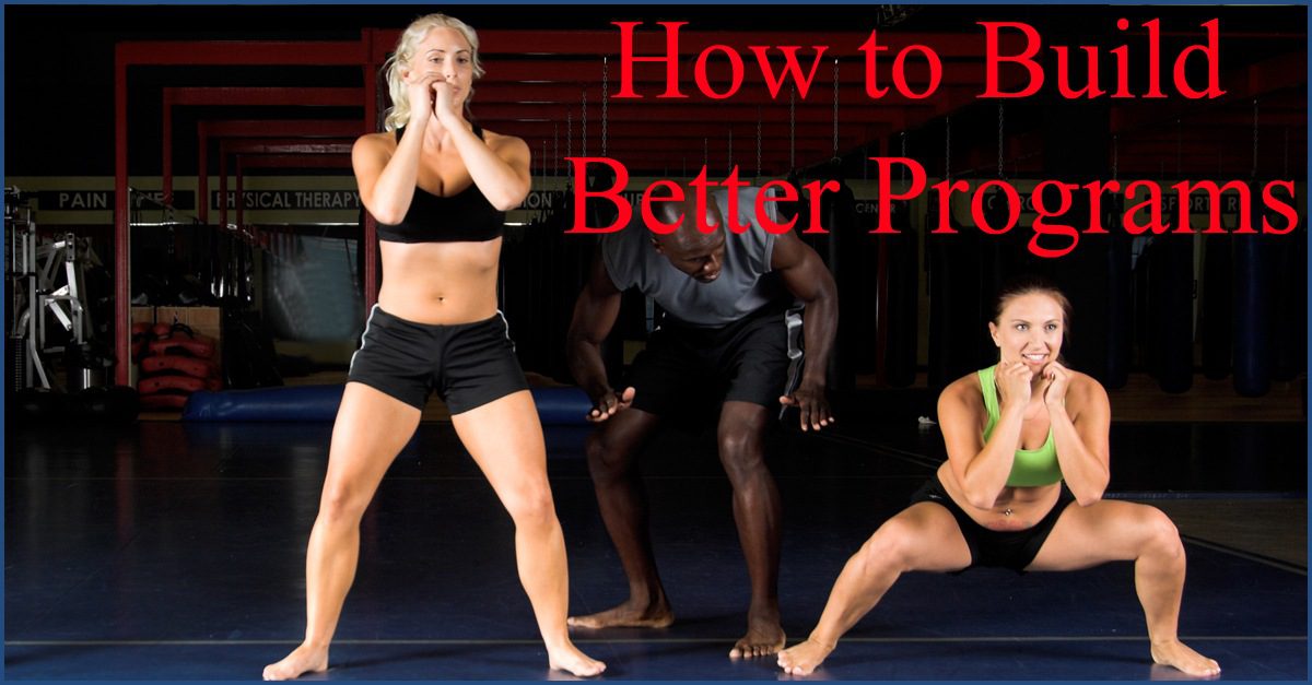 build better personal training programs