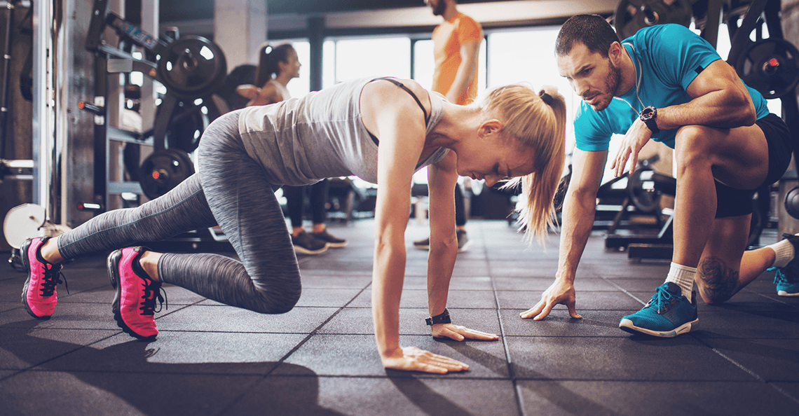 Gym floor online exercise
