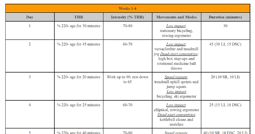 cardio-workout-program